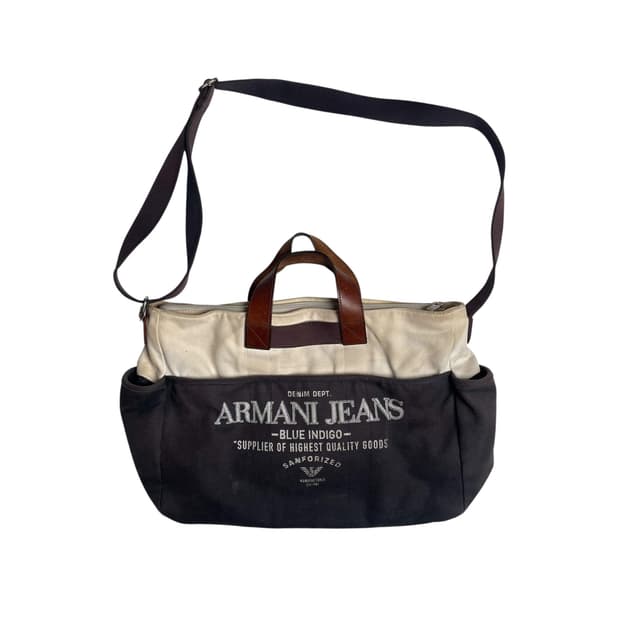 Armani jeans 코튼 빅백