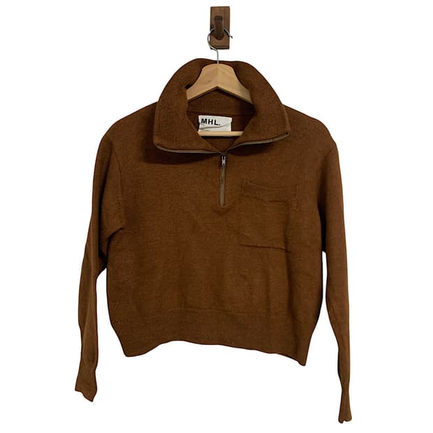 마가렛호웰 울블랜드 반집업 니트 2