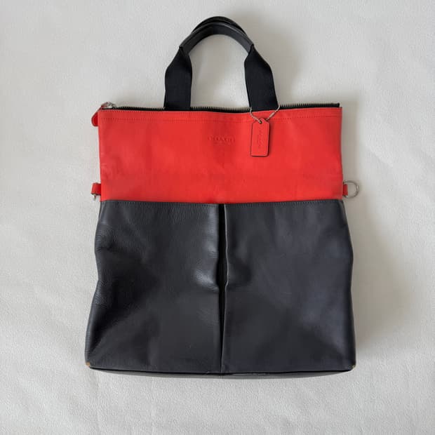 코치(COACH) 레더 토트백
