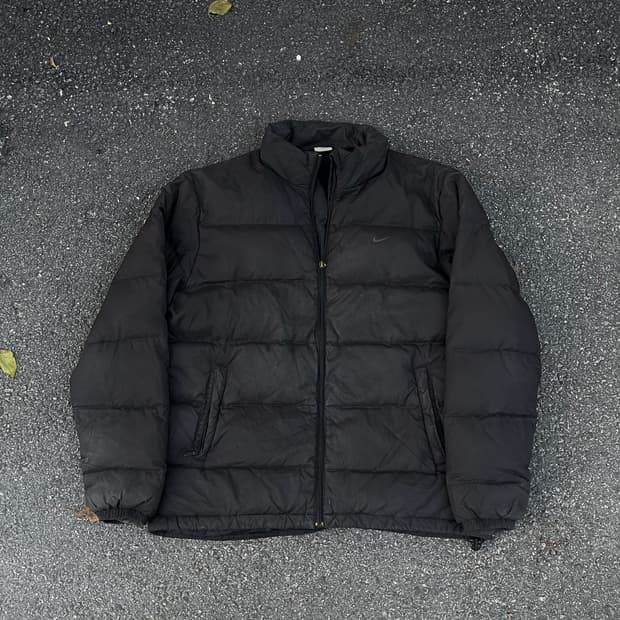 00s 나이키 올드스쿨 블랙 패딩 XL 