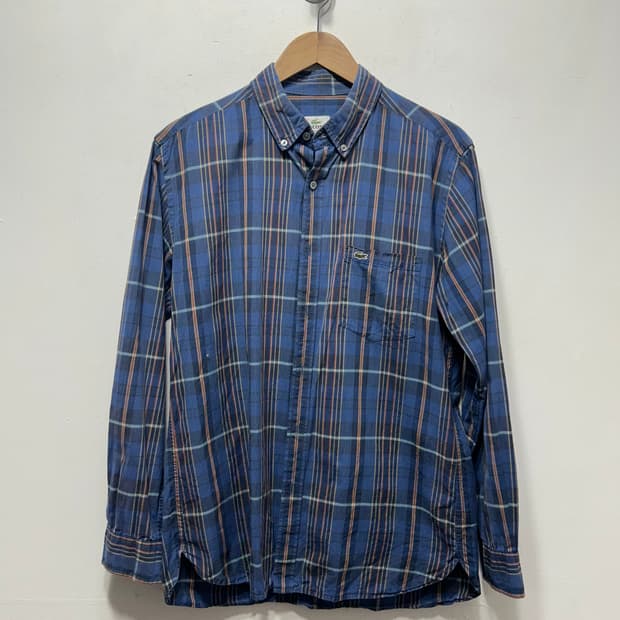 라코스테 스카이블루 남성 남방 셔츠 L 