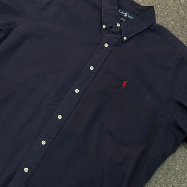 POLO 폴로 네이비반팔셔츠