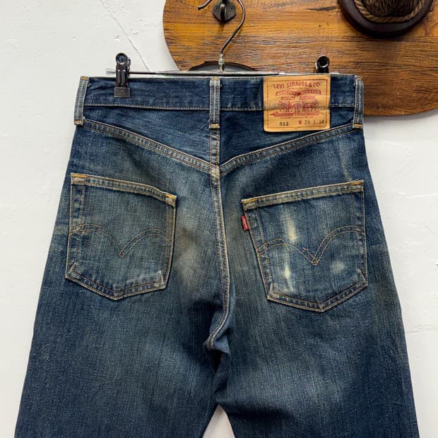 90s Levi's 512 Slim Straight Denim Pants