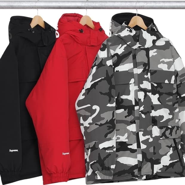 슈프림 스노우 카모 다운 