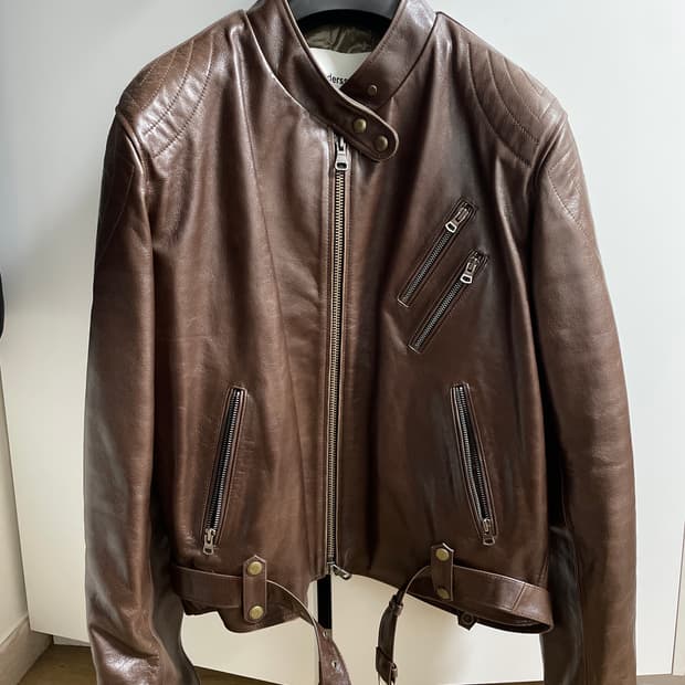 앤더슨벨 바이커 레더 자켓 L사이즈