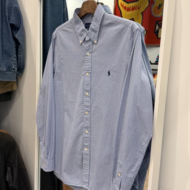 Polo RL 폴로 랄프로렌 SLIM FIT 잔체크 셔츠