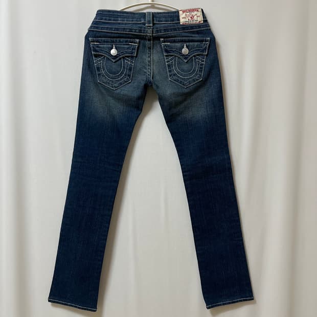 트루릴리전 여성 유스티치 워싱 데님 청바지 24