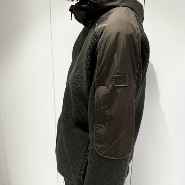 폴앤샤크 텍티컬 리리지퍼 나일론 니트 후드집업