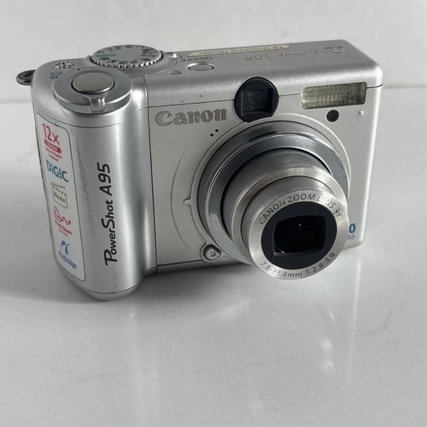 캐논 파워샷 A95 빈티지 디지털 카메라