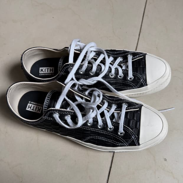 kith 컨버스 척테일러 블랙 로우