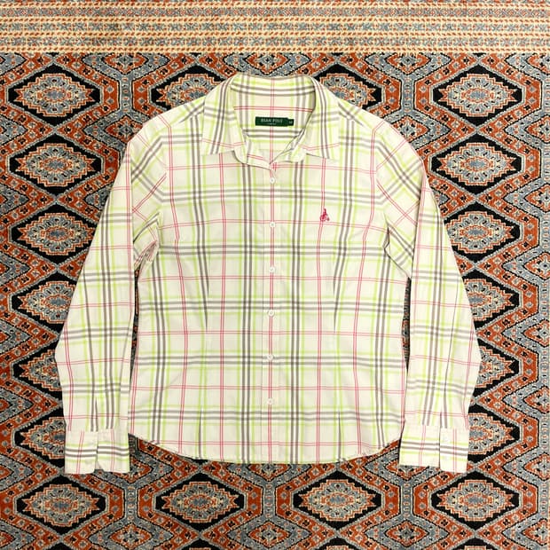 빈폴 레이디스 빈티지 체크 셔츠 여성95