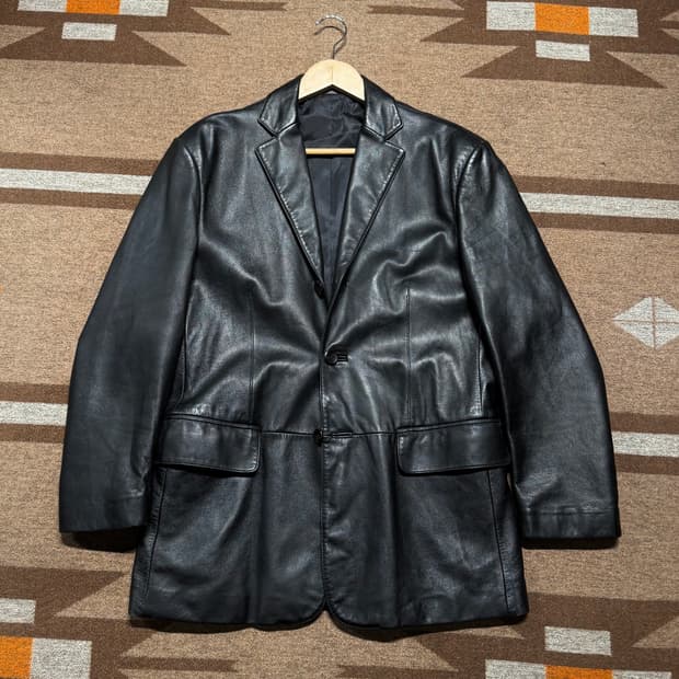 엠비오 양가죽 자켓 M 램스킨 카 코트