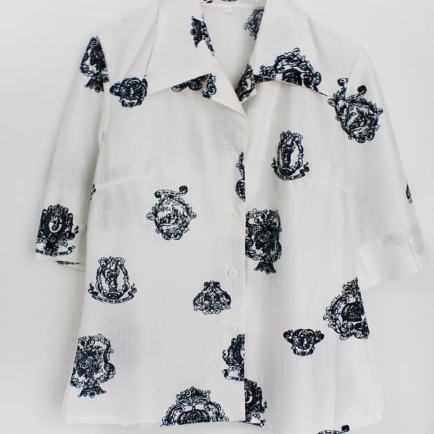 Crest Pattern Shirt