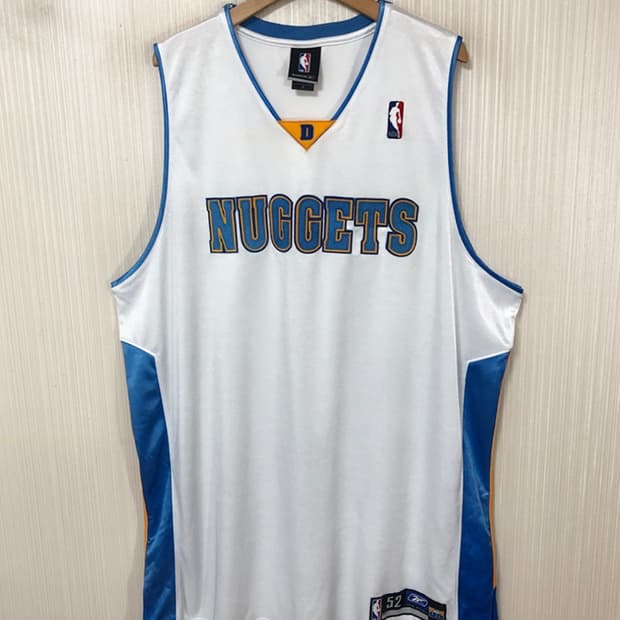NBA 리복 덴버너기츠 올드유니폼/져지 52(2XL)