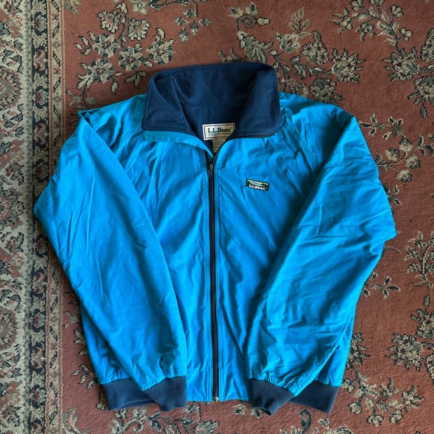 LL Bean  Fleece Lined Windbreaker