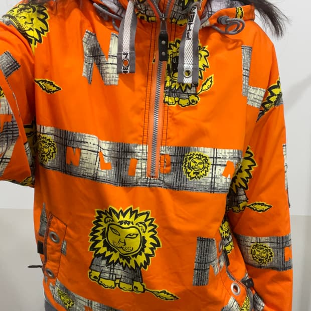 (빈티지)90‘s 샘플 PHENIX 피닉스 올오버 프린팅 스키 아노락