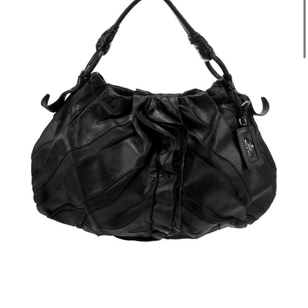 Prada Vitellino Ruffle Shoulder Bag