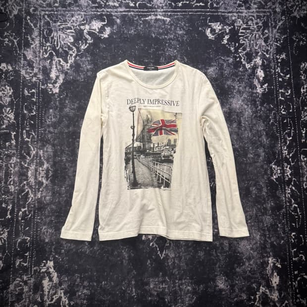 00s Union Jack Design Long Sleeve