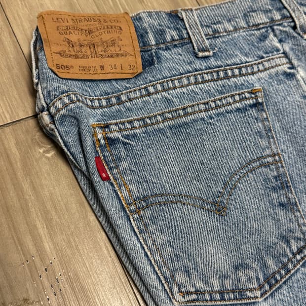 리바이스 / 505 스트레이트 블랭크 탭  / 30