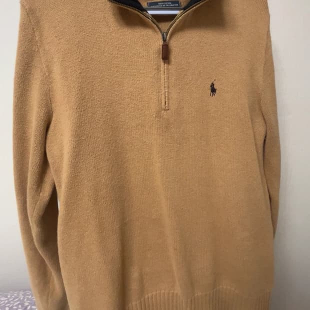 폴로반집업니트 S