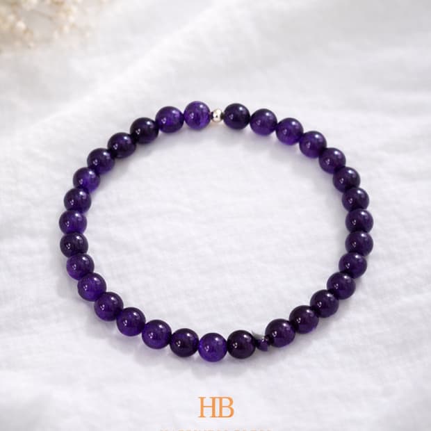 2월 탄생석 자수정 팔찌, 은은한 보랏빛의 위로