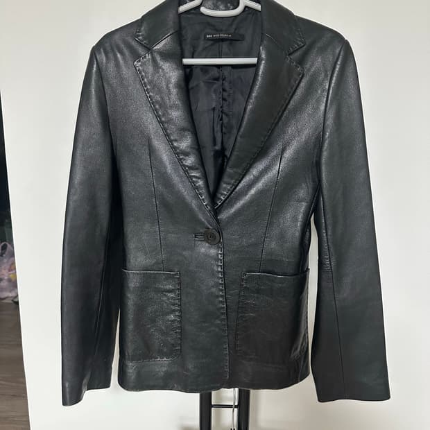 llda 우영미 리얼 양가죽자켓-55사이즈