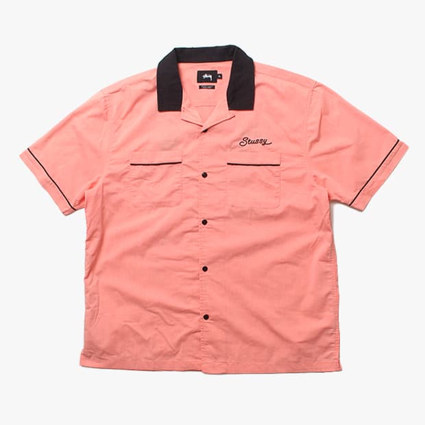  STUSSY "Pink Half Shirts"
