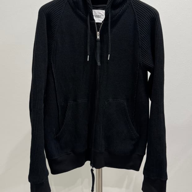 솔로이스트 와플 후드집업