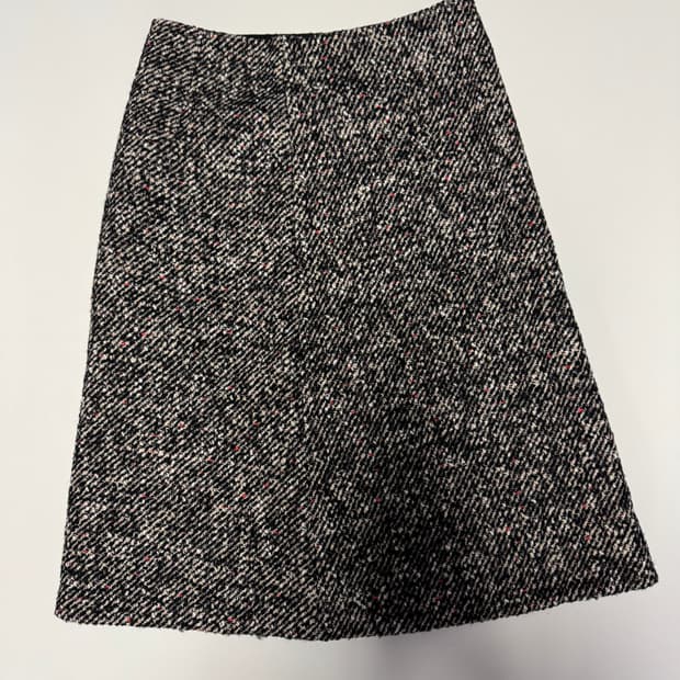 여성 레니본 Reneevon 트위드 스커트 치마 27.5인치