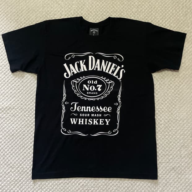 JACK DANIELS 잭 다니엘스 로고 반팔 티셔츠(클리닝O)