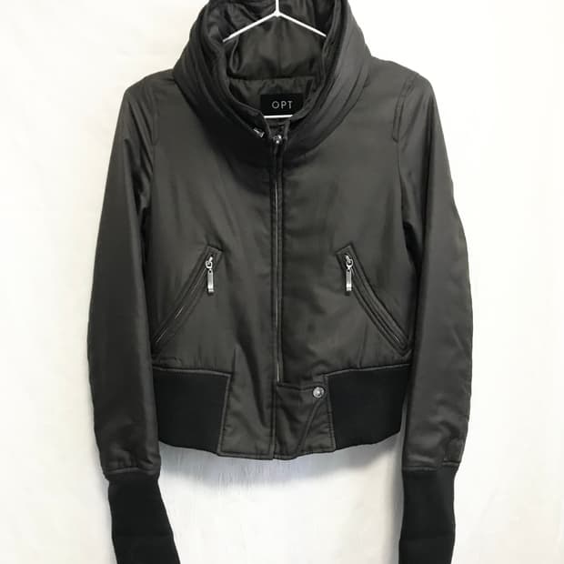 빈티지 lgb깔 아카이브 크롭 봄버 자켓