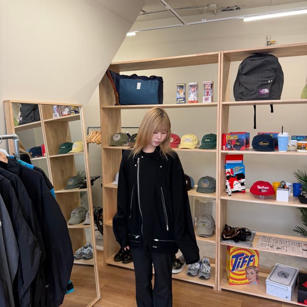 언더커버 22AW 스웻 전환 라이더자켓 