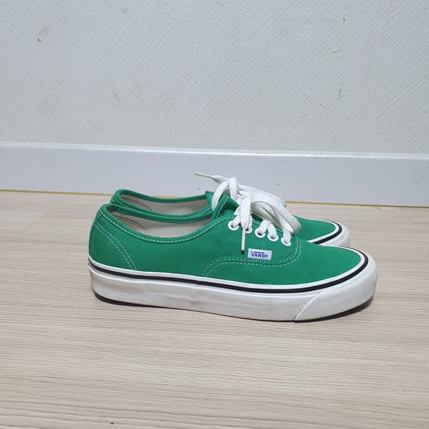 반스 어센틱 그린 스니커즈 260