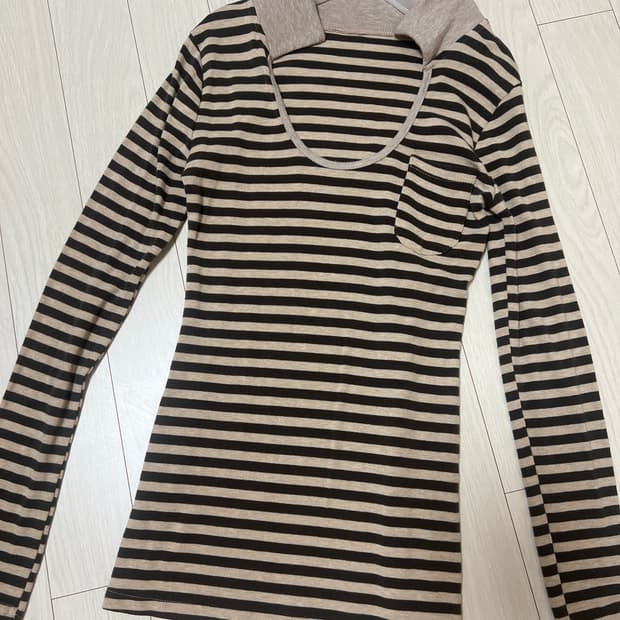 스트라이프 롱슬리브
