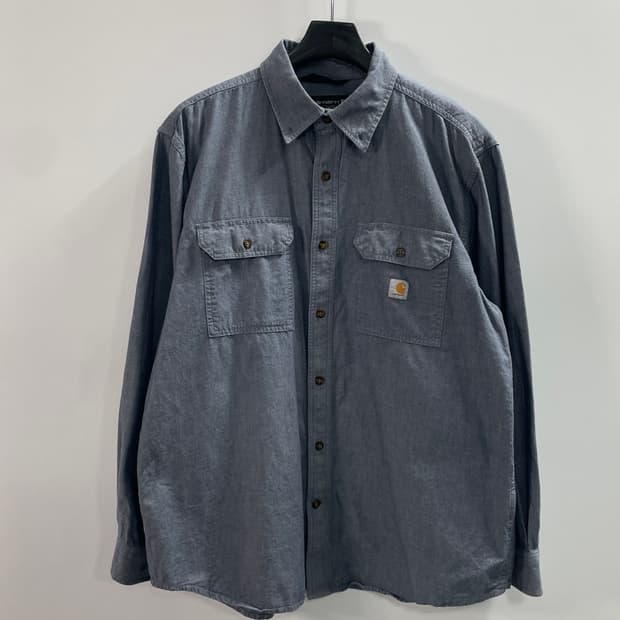 칼하트 투포켓 샴브레이 셔츠 (on.708)