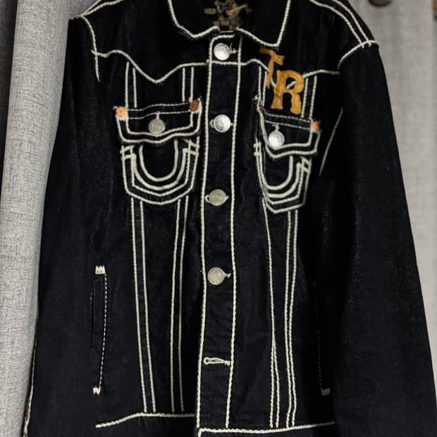 트루릴리전 빈티지 데님자켓