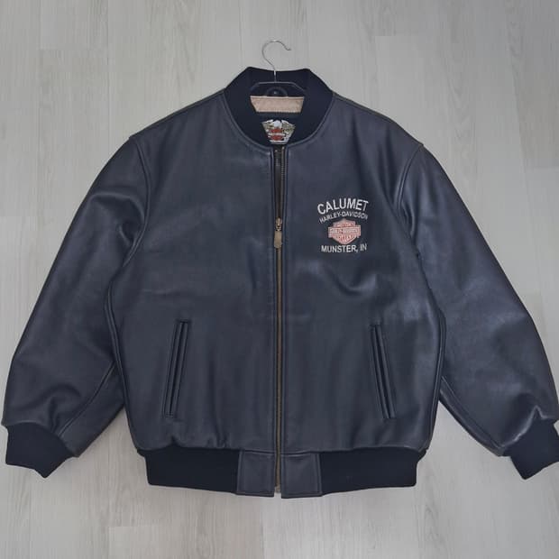 Harley Davidson 가죽 봄버 자켓