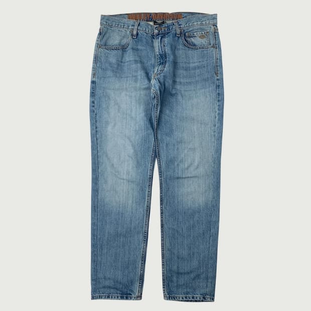 [35/정품] 할리데이비슨 남성 연청 데님팬츠 청바지