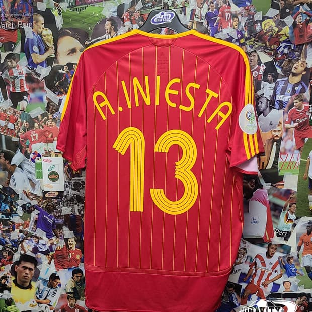 스페인 06-07 이니에스타 유니폼