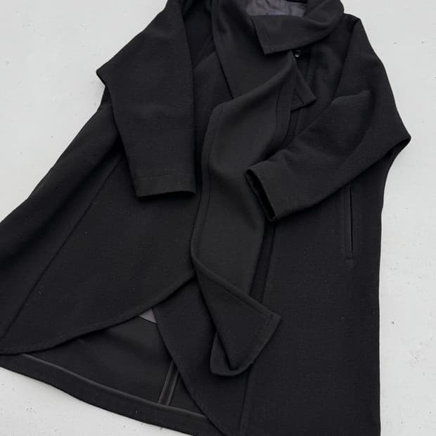 LIMI feu Wool Stole Coat