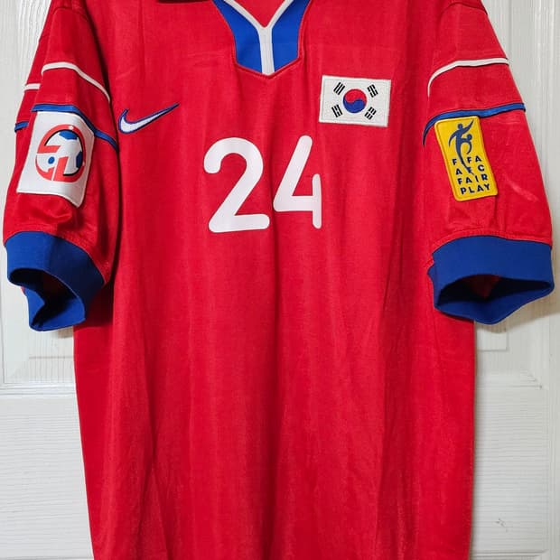 2000 아시안컵 대한민국 축구 국가대표 지급용 유니폼(박재홍)
