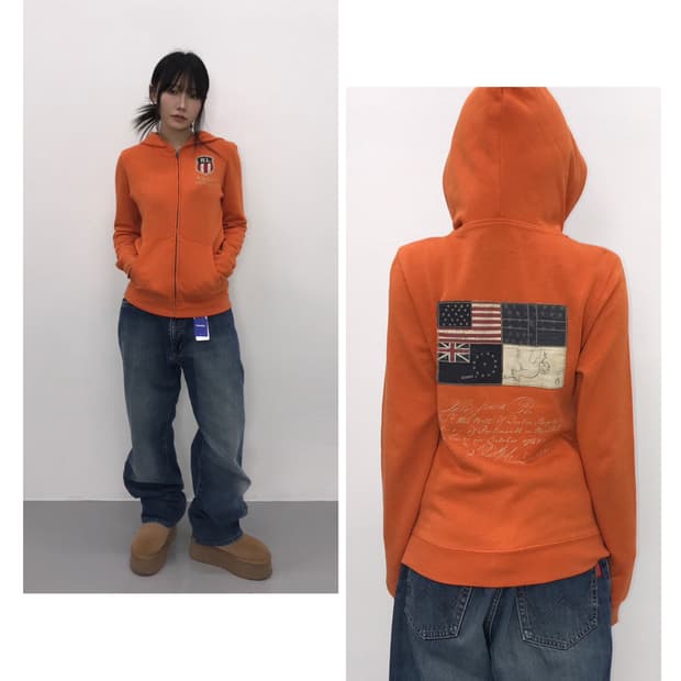 Polo Jeans RL Patch Zip Hoodie