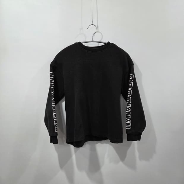 아이스비스킷 키즈 프린팅 와플 롱슬리브 130