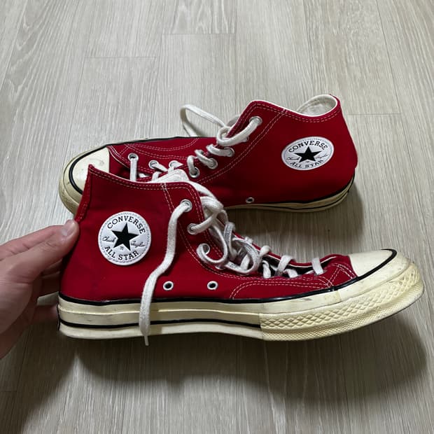 컨버스 척테일러 70s 하이 레드 290mm