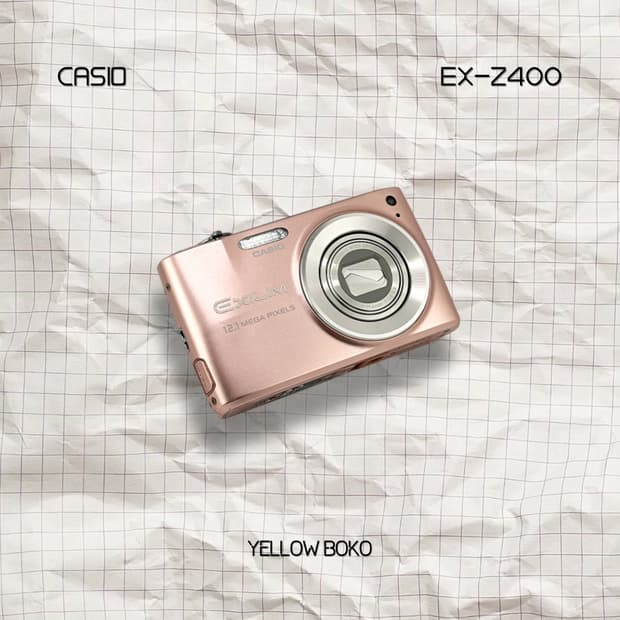 [수채감성] CASIO 카시오 엑슬림 EX-Z400 레트로 디지털 카메라