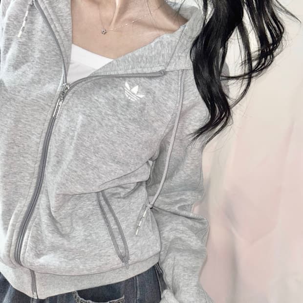 🐰아디다스 파이어버드 자수 공주 후드집업🪽🤍