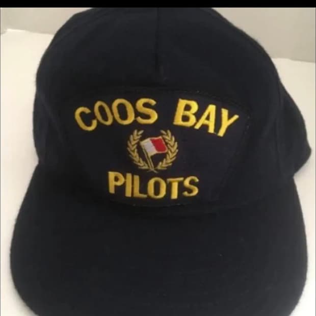 빈티지 쿱스 베이 해군모자 네이비