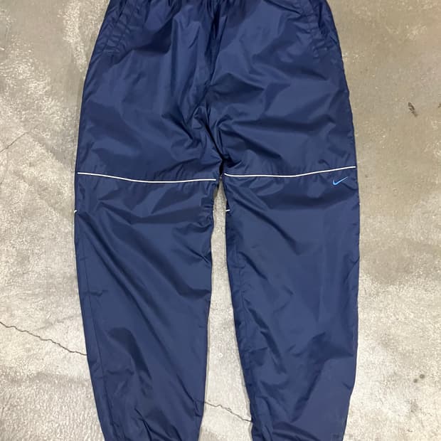 N224 나이키 로고 누빔 팬츠 빈티지