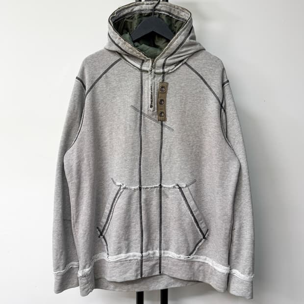 터프 진스스미스 스티치 풀오버 후드티