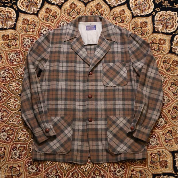60s 빈티지 팬들턴 울 자켓 made in USA